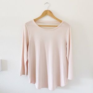 LOFT pink knit top